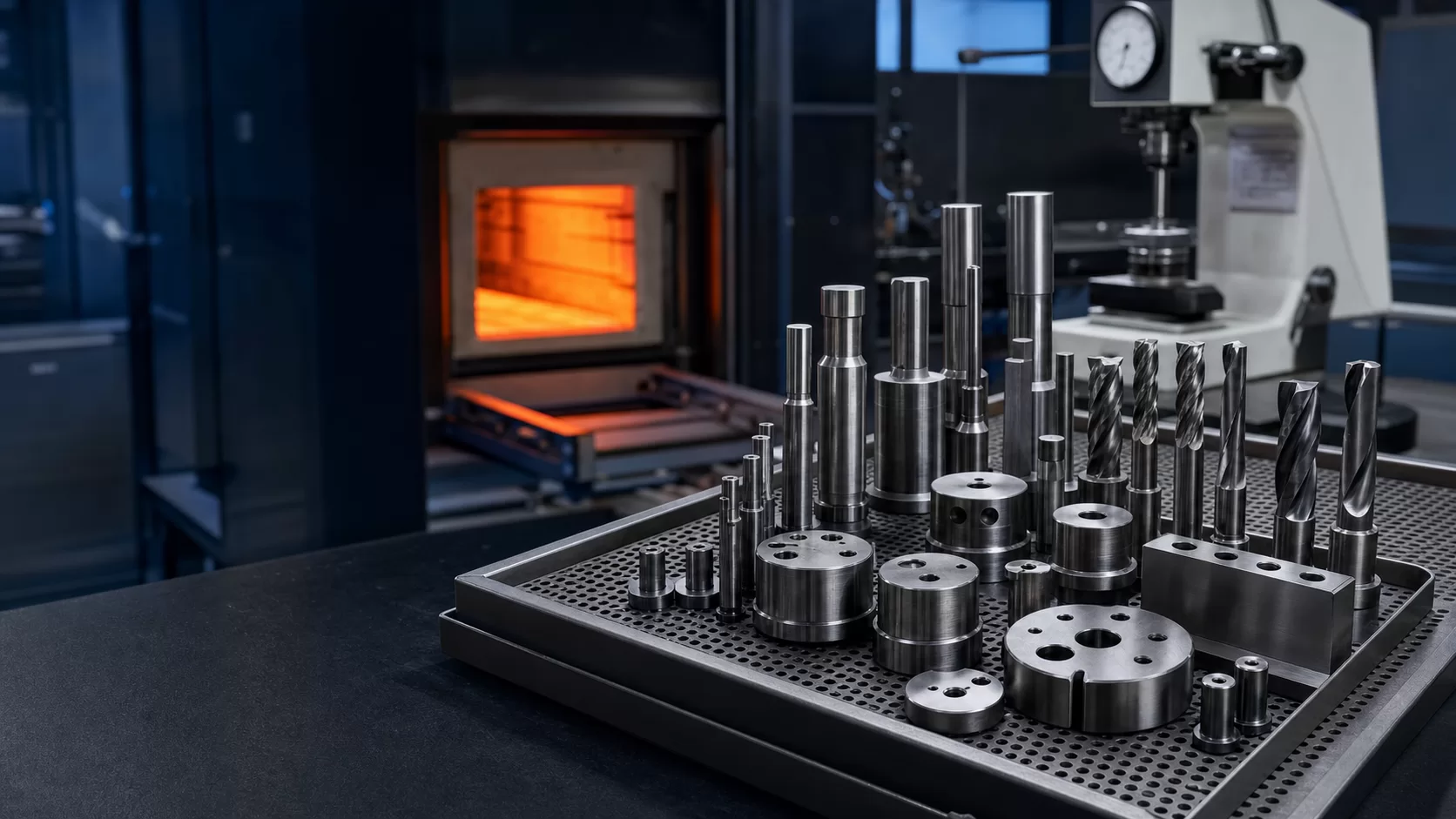 Tool-steel punches, dies and precision components